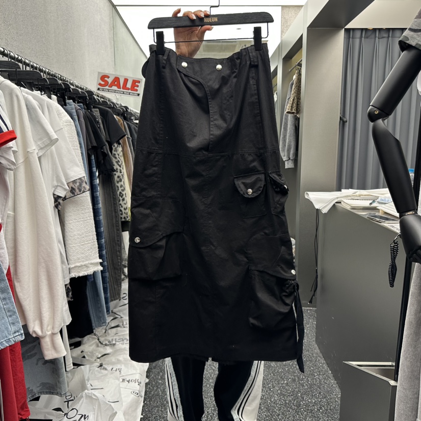 NUEUN東大門直郵女裝新品時尚25春夏休閑職業真品人氣推薦長裙NUEUN/SEEOT長裙