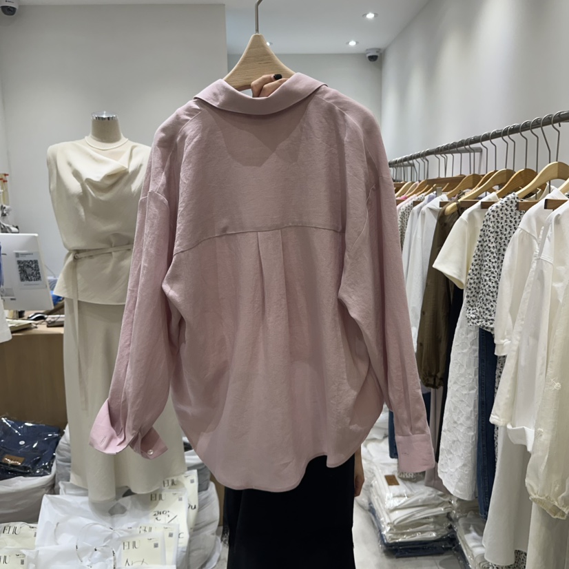 EN.U東大門實拍女裝新品推薦25春夏真品職業休閑襯衫蕾絲衫EN.U襯衫/蕾絲衫