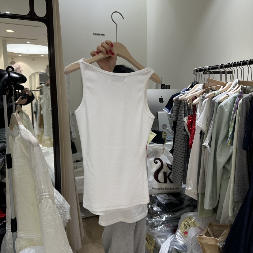 THEMORYPARK韓國代購女士新款時尚推薦熱賣25春夏人氣吊帶背心THE MORY PARK吊帶/背心