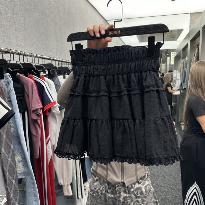 NUEUN韓國直郵女裝新品熱賣職業休閑推薦人氣真品時尚25春夏短裙NUEUN/SEEOT短裙圖色2