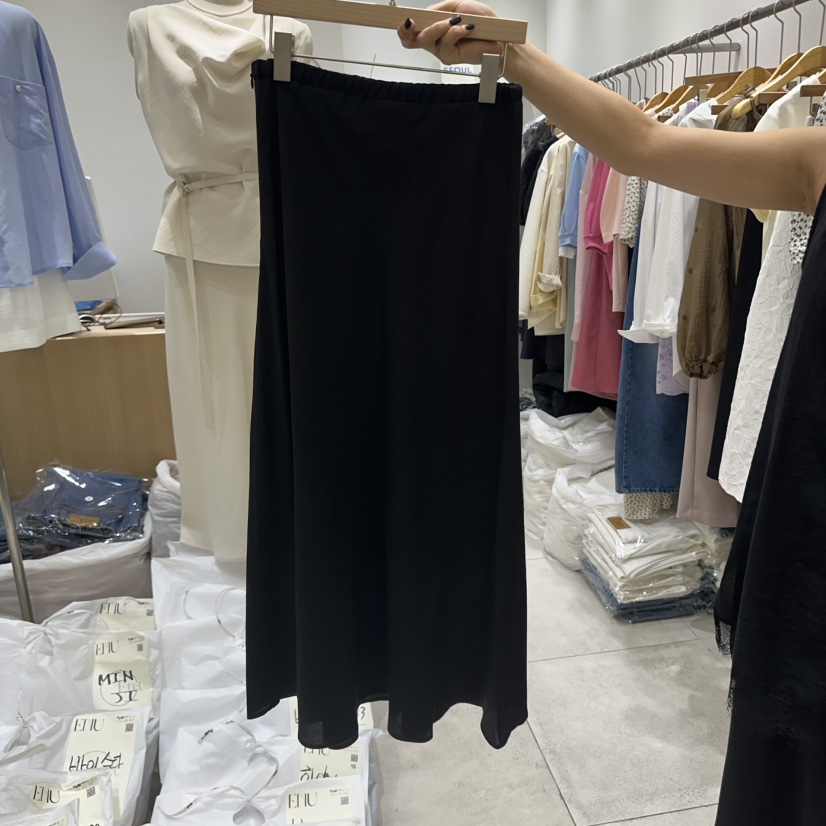 EN.U東大門實拍女裝新品25春夏休閑熱賣人氣職業時尚推薦長裙EN.U長裙