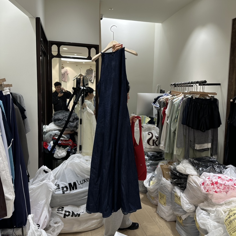 THEMORYPARK東大門代購女士新品熱賣休閑時尚25春夏職業連衣裙THE MORY PARK連衣裙