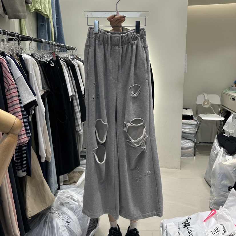 AT THE END韓國代購女裝新品人氣25春夏真品職業熱賣休閑褲AT THE END休閑褲