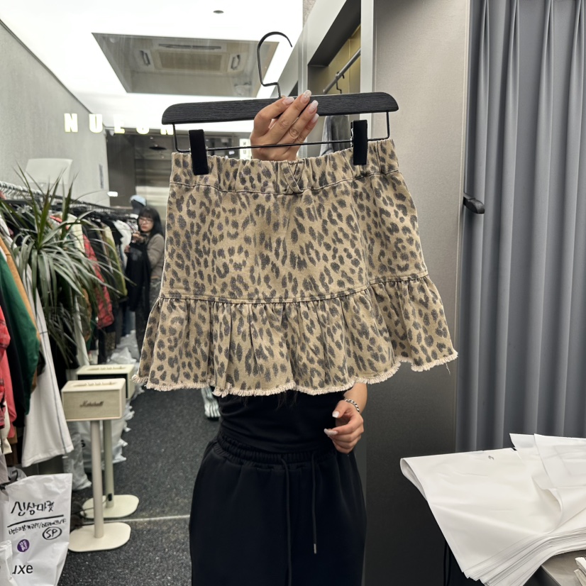 NUEUN韓國代購女裝新款真品推薦25春夏時尚休閑職業人氣短裙NUEUN/SEEOT短裙