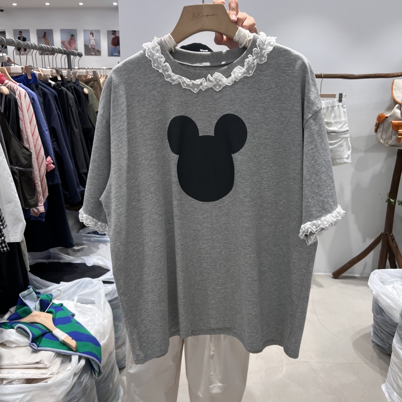 BLOOM東大門直郵女士新款人氣熱賣時尚真品25春夏推薦休閑T恤BLOOM-ST恤圖色1