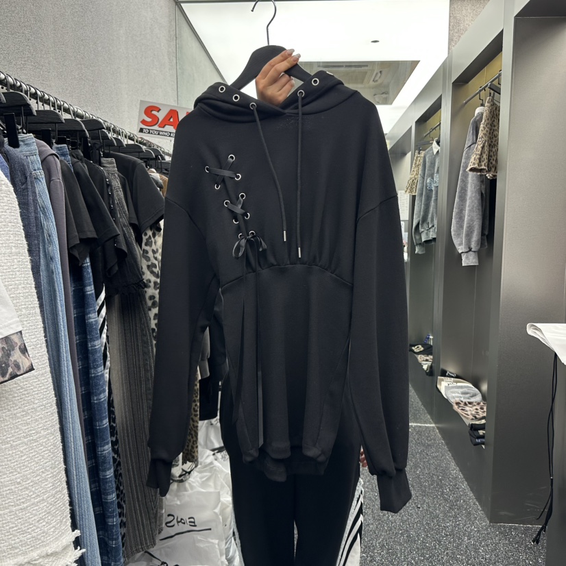NUEUN東大門直郵女士新品推薦25春夏休閑職業真品人氣時尚衛衣NUEUN/SEEOT衛衣圖色2