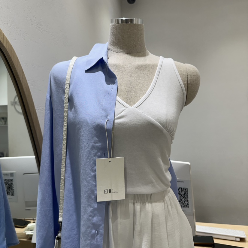 EN.U東大門實拍女裝新款推薦25春夏職業休閑熱賣真品吊帶背心EN.U吊帶/背心