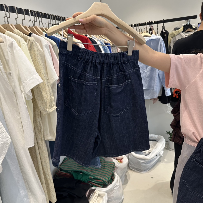 BREAD韓國代購女士新品人氣時尚推薦25春夏休閑真品熱賣短褲BREAD短褲