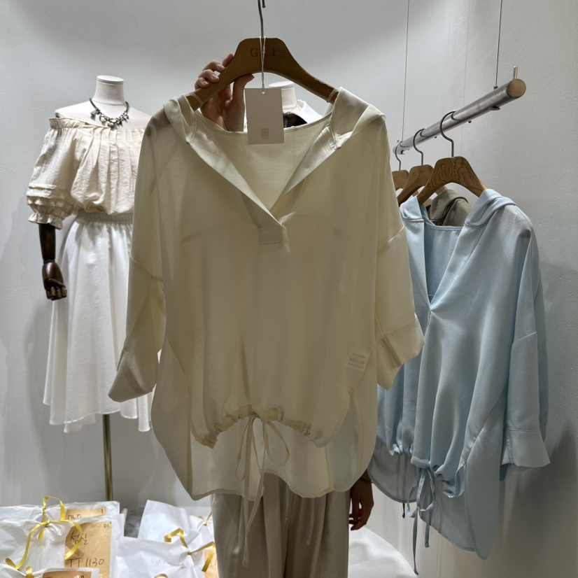 G.I-L韓國直郵女士新品時尚人氣推薦25春夏休閑襯衫蕾絲衫G.I-L襯衫/蕾絲衫