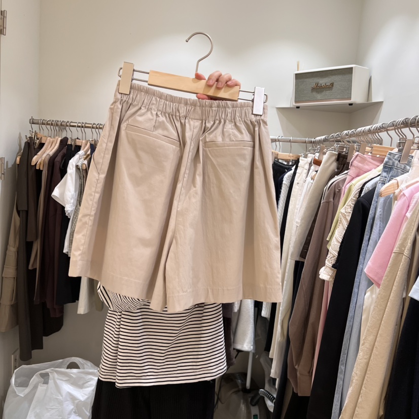 BARAMI東大門代購女裝新品25春夏時尚人氣熱賣職業休閑短褲LOVE SOME短褲