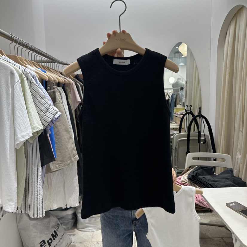 MAJDAN韓國代購女裝新品人氣推薦時尚職業真品25春夏吊帶背心MAJDAN吊帶/背心圖色3