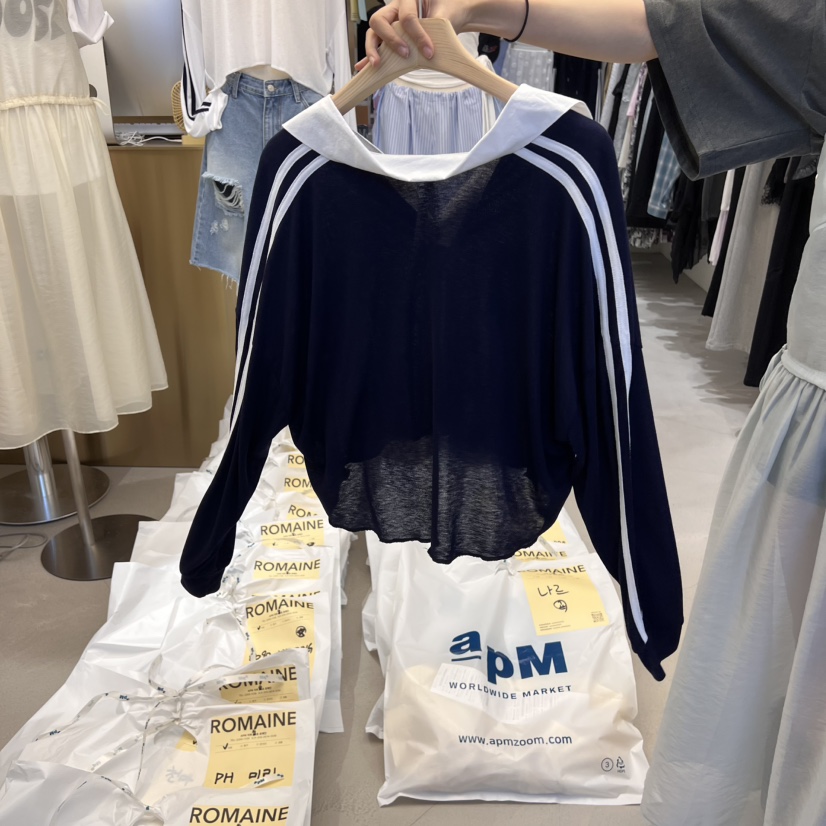 ROMAINE東大門實拍女裝新品推薦熱賣時尚真品人氣職業長袖T恤ROMAINE長袖T恤