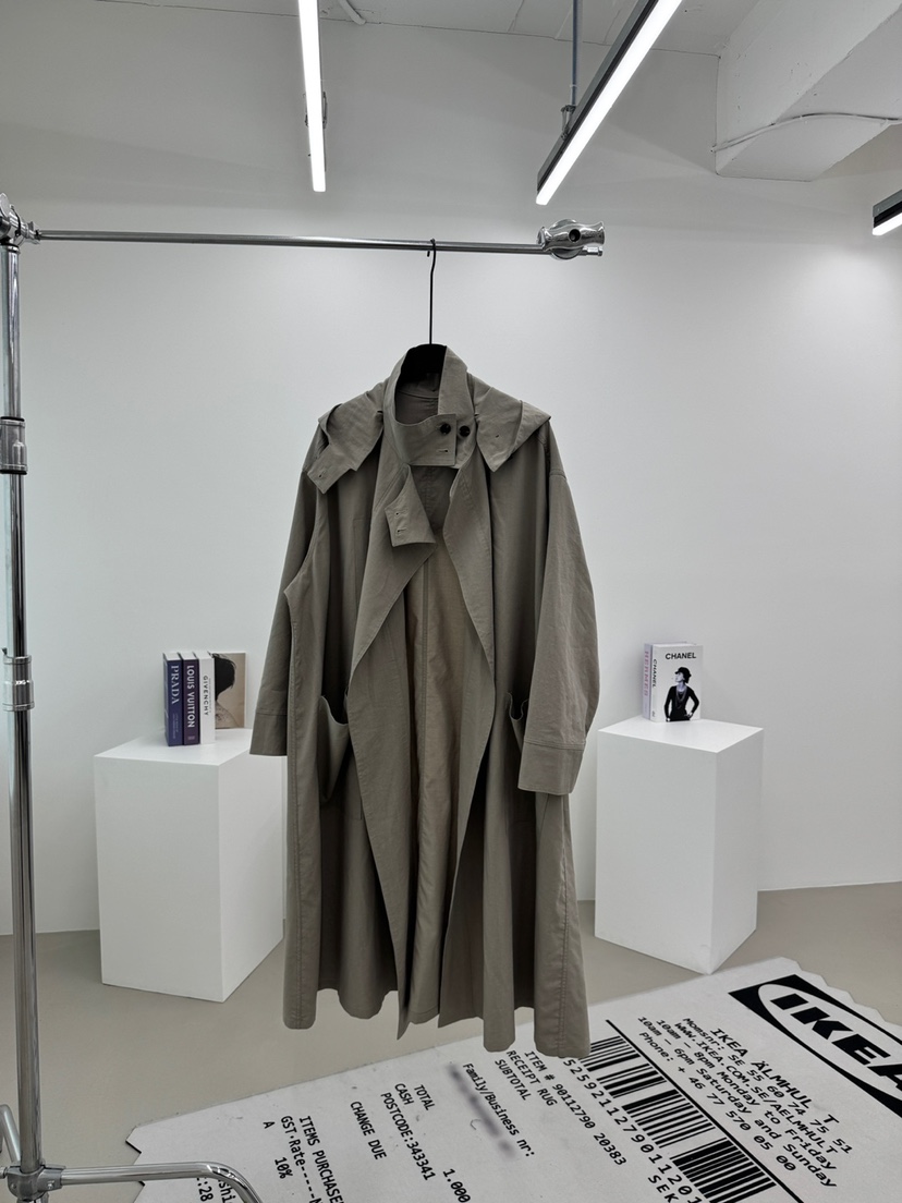 RED-A韓國代購女士新款真品25春夏人氣職業休閑推薦長款風衣RED-A長款風衣圖色2
