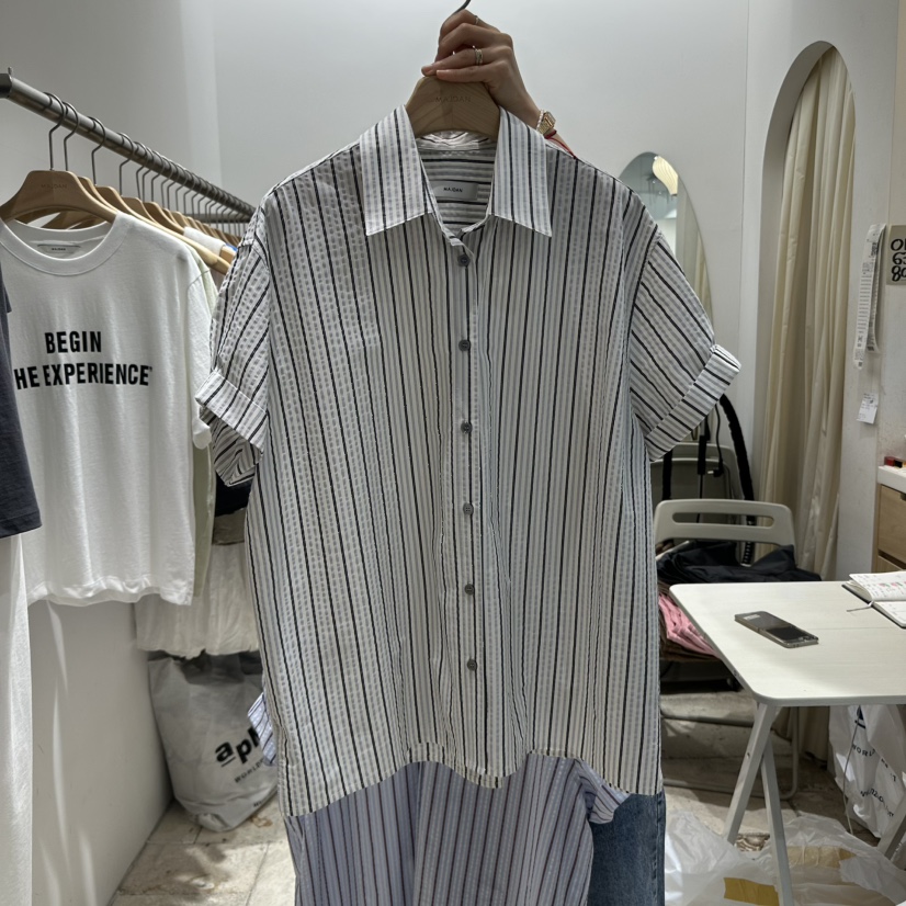 MAJDAN韓國直郵女裝新款真品休閑熱賣25春夏推薦襯衫蕾絲衫MAJDAN襯衫/蕾絲衫圖色2