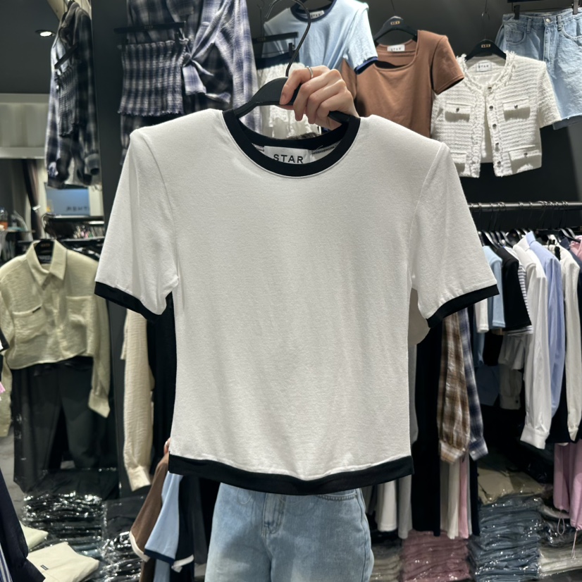 STAR-L東大門直郵女裝新品25春夏真品時尚推薦熱賣職業T恤STAR-LT恤