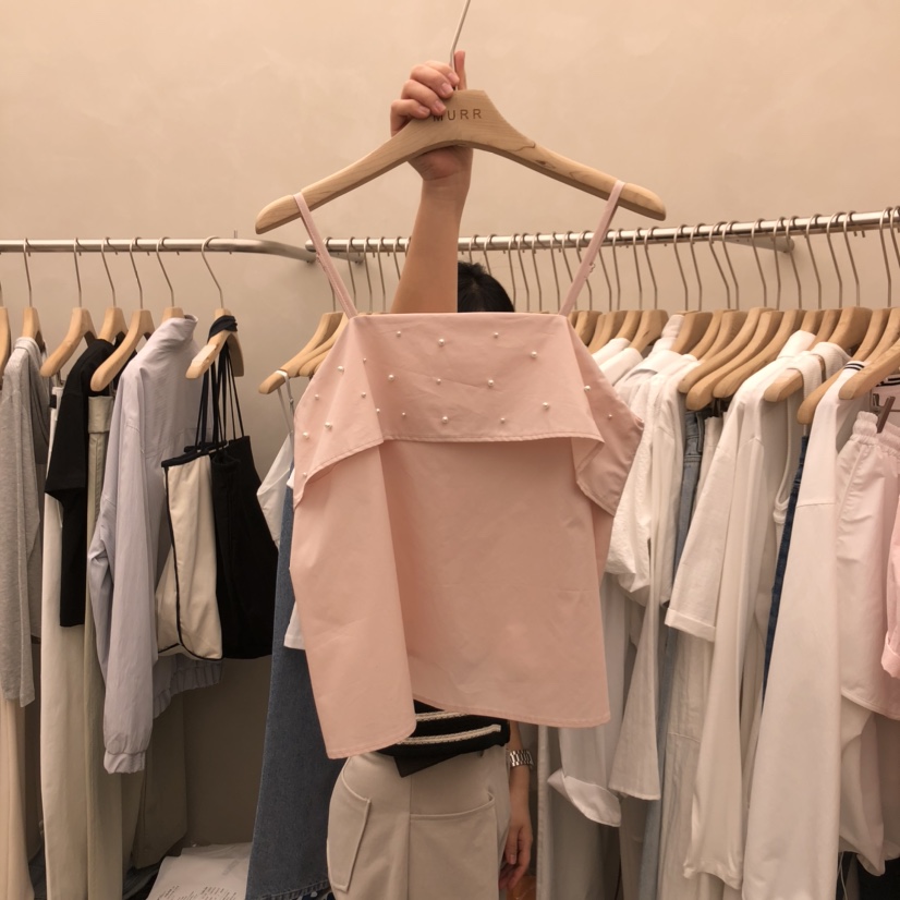 MURR韓國直郵女士新品推薦時尚熱賣真品人氣25春夏吊帶背心MURR吊帶/背心圖色3