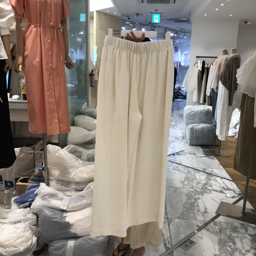 ALMOND韓國代購女士新款25春夏職業熱賣時尚人氣休閑休閑褲ALMOND休閑褲