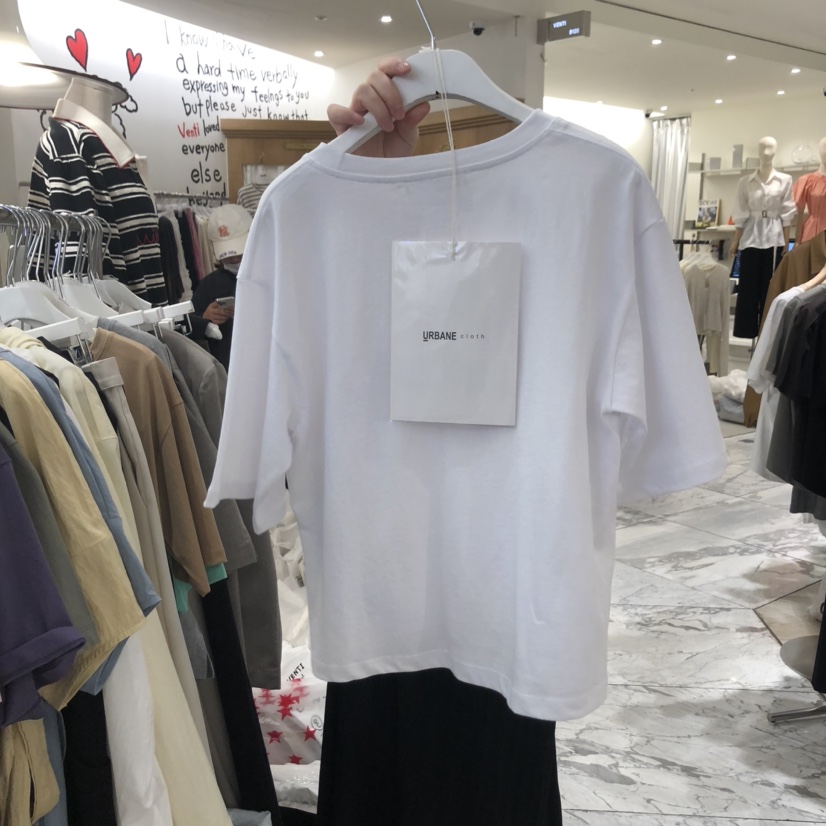URBANE cloth東大門實拍女裝新款25春夏人氣熱賣推薦休閑T恤URBANE clothT恤