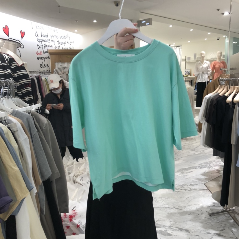 URBANE cloth東大門實拍女裝新款25春夏人氣熱賣推薦休閑T恤URBANE clothT恤圖色3
