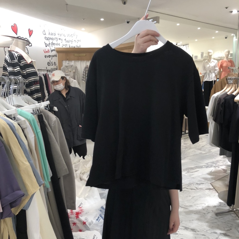 URBANE cloth東大門實拍女裝新款25春夏人氣熱賣推薦休閑T恤URBANE clothT恤圖色5