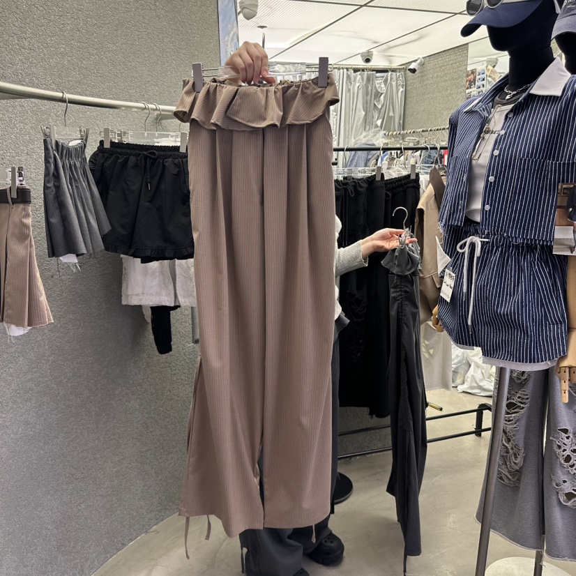 EXIT韓國代購女士新款職業時尚推薦25春夏真品熱賣人氣休閑褲EXIT休閑褲圖色1