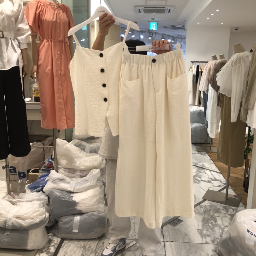 ALMOND東大門實拍女裝新品真品熱賣推薦人氣25春夏職業套裝ALMOND套裝