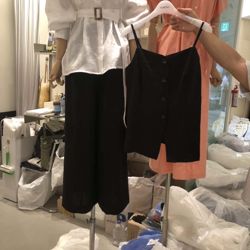 ALMOND東大門實拍女裝新品真品熱賣推薦人氣25春夏職業套裝ALMOND套裝圖色3