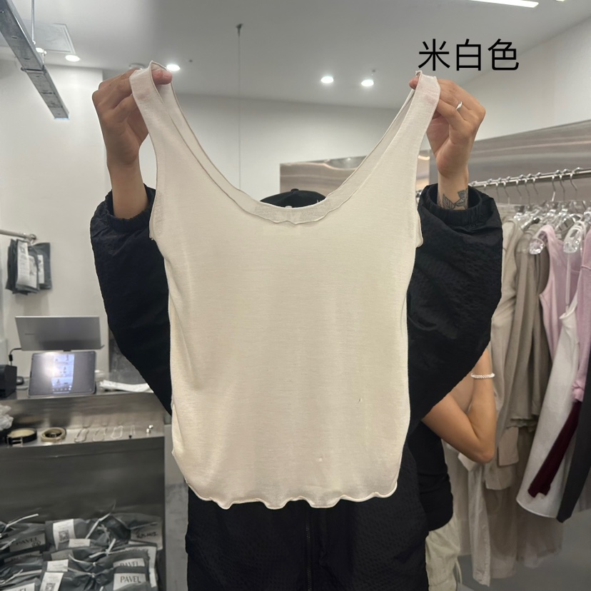 PAVEL東大門實拍女裝新款推薦25春夏休閑熱賣時尚人氣吊帶背心PAVEL吊帶/背心圖色2