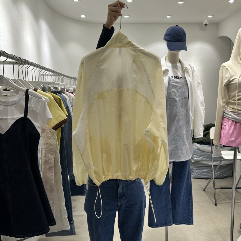 INNI韓國直郵女裝新品職業熱賣人氣真品休閑時尚推薦夾克透明inni夾克