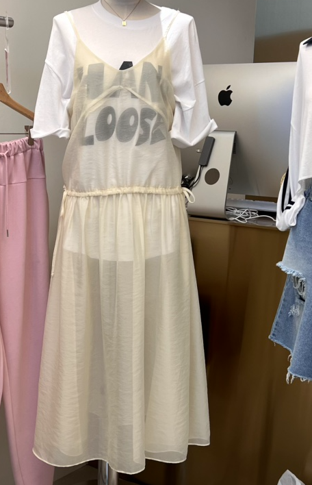 ROMAINE東大門實拍女裝新品真品推薦時尚連衣裙不含內搭長款ROMAINE連衣裙圖色2