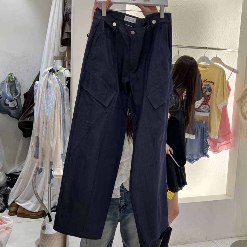 TYCHE韓國代購女裝新品職業熱賣推薦25春夏休閑人氣時尚休閑褲TYCHE休閑褲圖色2