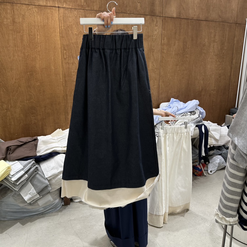 AFTERNOON-P東大門直郵女士新款真品休閑熱賣25春夏職業長裙AFTERNOON長裙
