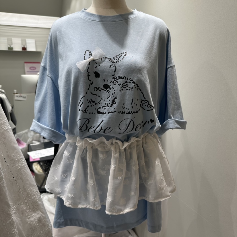 VINTAGE 888東大門代購女士新款推薦熱賣25春夏休閑時尚T恤VINTAGE888/TRIPLE EIGHTT恤圖色2