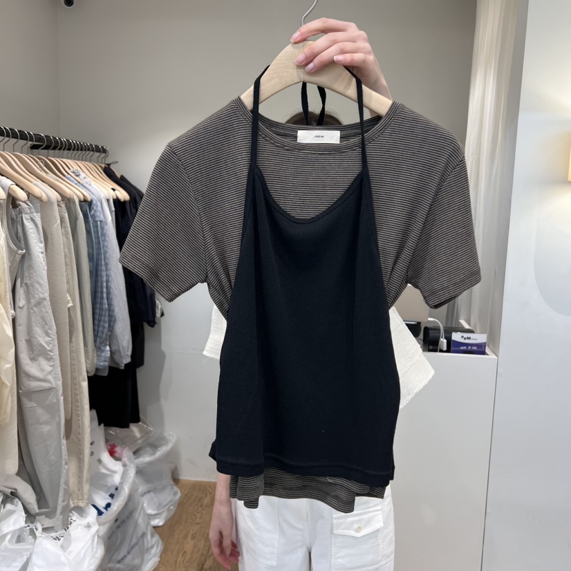 JINSIM東大門直郵女裝新品25春夏真品時尚吊帶背心不含內搭JINSIM吊帶/背心圖色2