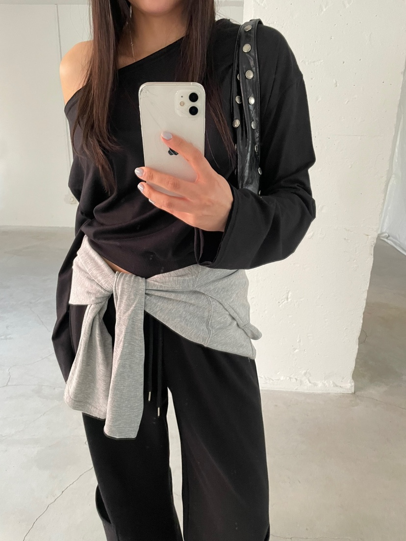 ACME東大門直郵女士新品25春夏時尚真品職業熱賣休閑長袖T恤ACME長袖T恤
