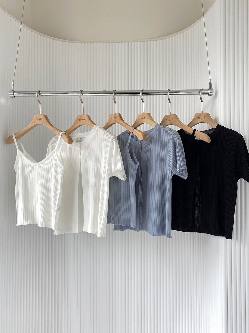 CLOTH東大門實拍女裝新品職業推薦時尚休閑人氣套裝羊毛衫套裝CLOTH套裝