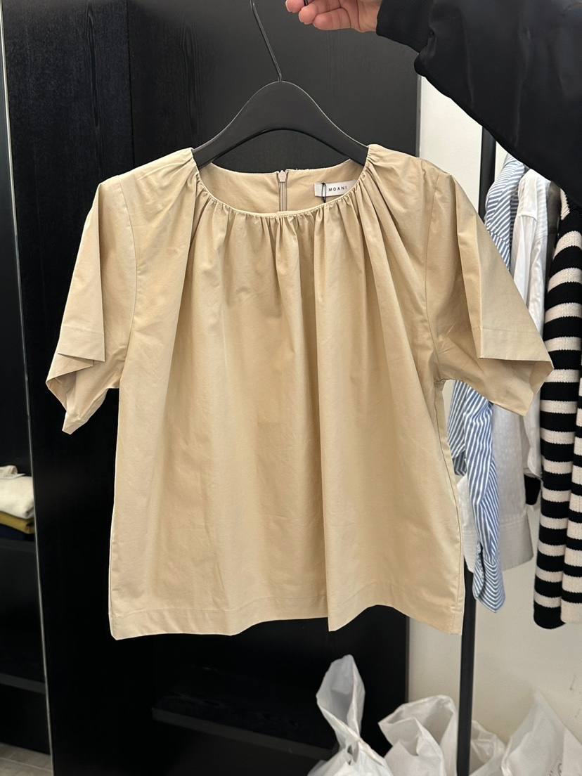 MOANI韓國代購女士新品休閑熱賣25春夏推薦真品職業襯衫蕾絲衫MOANI襯衫/蕾絲衫圖色2