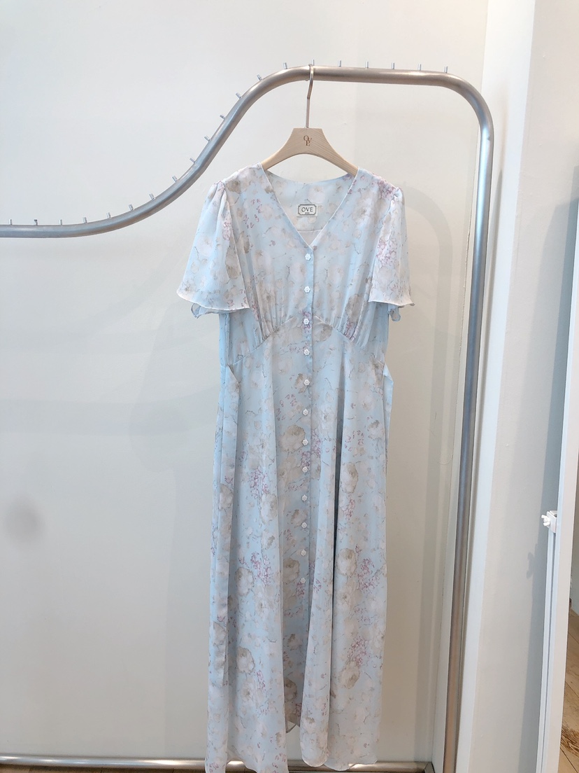 OVE東大門代購女裝新款熱賣時尚休閑真品25春夏人氣職業連衣裙OVE連衣裙圖色2