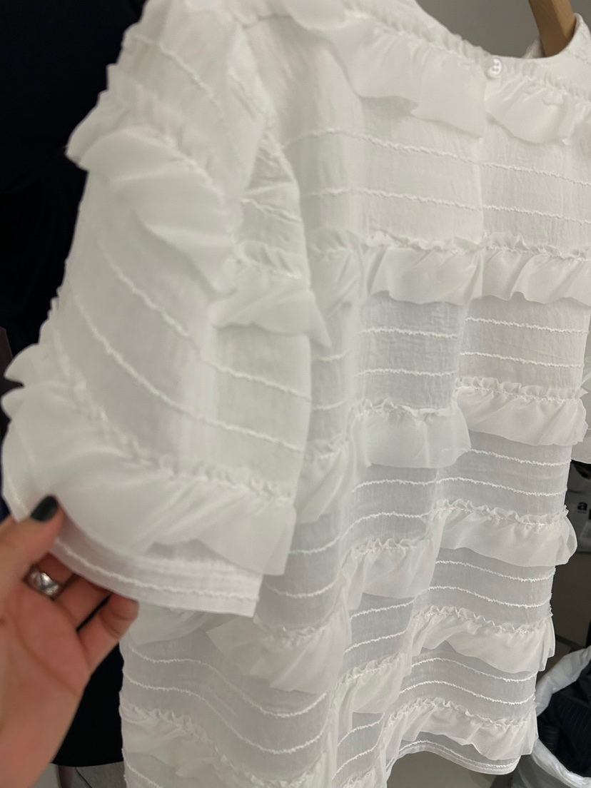 AS THOUGHT東大門直郵女裝新款真品推薦休閑人氣襯衫蕾絲衫AS THOUGHT襯衫/蕾絲衫