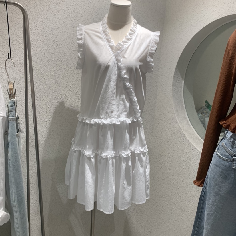 SSEMIENNE東大門代購女裝新款人氣職業真品25春夏時尚連衣裙SSEMIENNE連衣裙圖色1