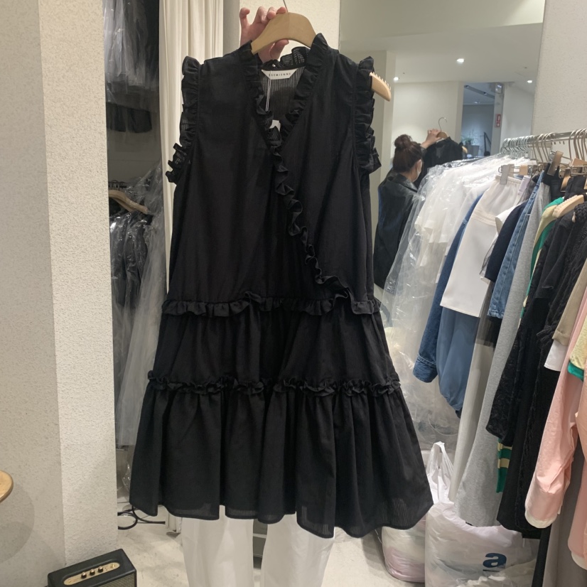 SSEMIENNE東大門代購女裝新款人氣職業真品25春夏時尚連衣裙SSEMIENNE連衣裙圖色2