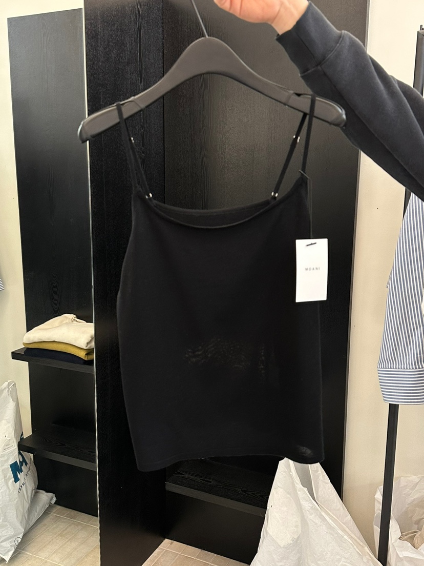 MOANI韓國直郵女裝新品推薦時尚休閑熱賣25春夏吊帶背心羊毛MOANI吊帶/背心圖色4