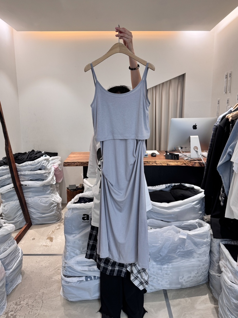 FRIC東大門實拍女裝新款真品熱賣25春夏職業推薦休閑連衣裙FRIC連衣裙圖色3