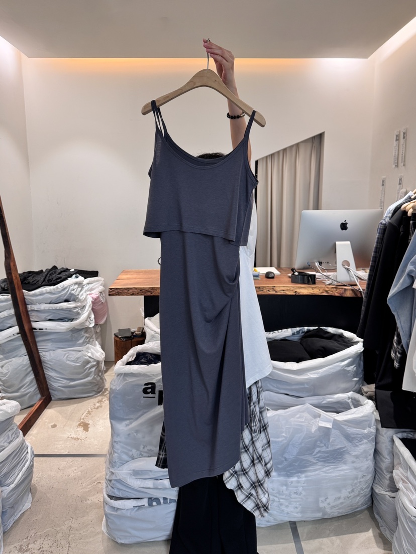 FRIC東大門實拍女裝新款真品熱賣25春夏職業推薦休閑連衣裙FRIC連衣裙圖色4