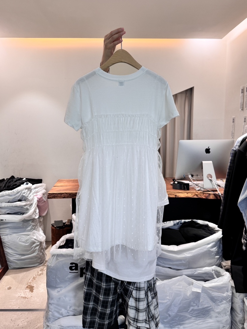 FRIC東大門實拍女士新品人氣真品時尚推薦休閑25春夏連衣裙褶皺FRIC連衣裙