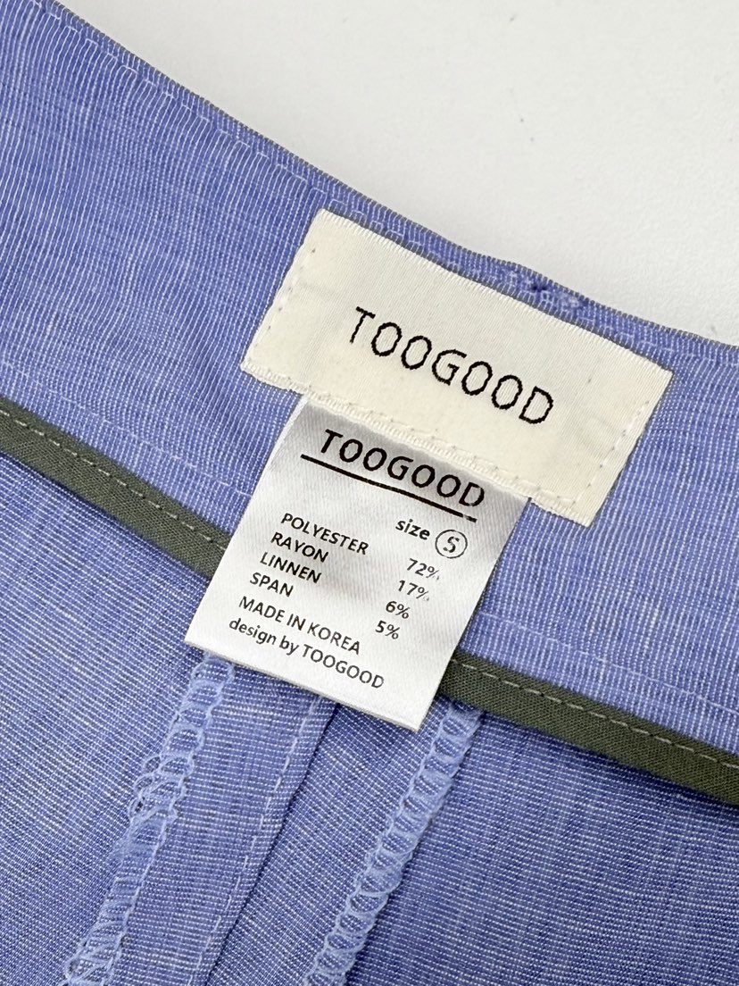 TOOGOOD韓國直郵女裝新品熱賣時尚真品25春夏推薦休閑休閑褲TOOGOOD休閑褲