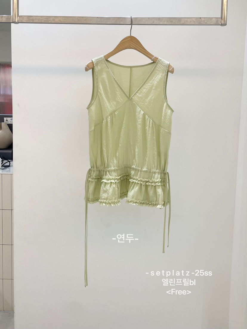 SETPLATZ韓國代購女士新品推薦真品25春夏休閑人氣吊帶背心PLATZCLASSIC吊帶/背心圖色2