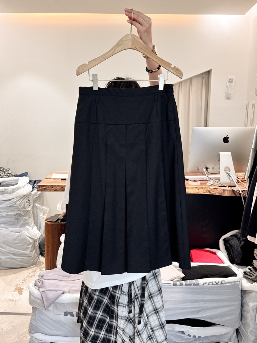 FRIC韓國直郵女士新品25春夏休閑時尚熱賣真品半身裙中短裙FRIC半身裙/中短裙圖色2