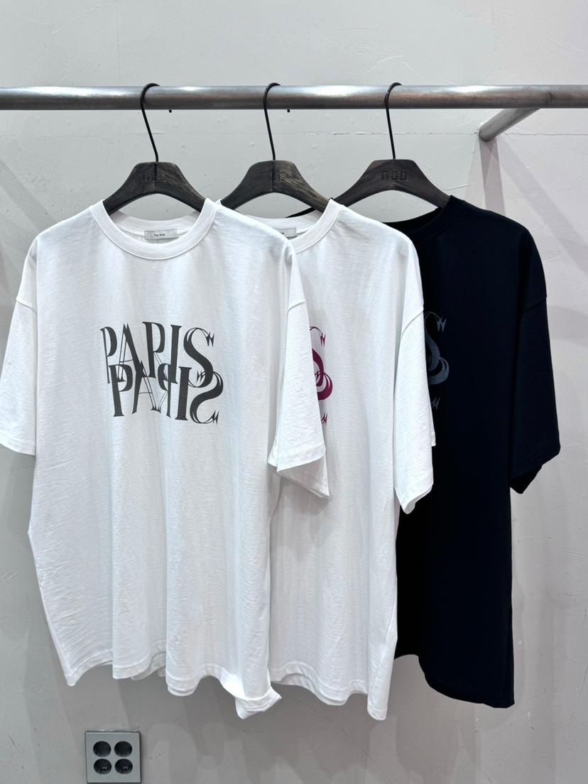 NOB韓國直郵女裝新品推薦人氣熱賣25春夏時尚職業真品休閑T恤AMOEBAT恤