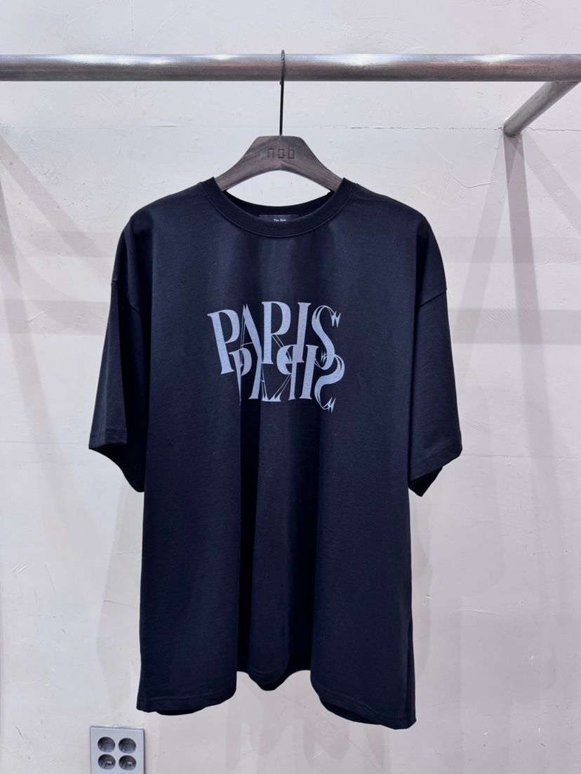 NOB韓國直郵女裝新品推薦人氣熱賣25春夏時尚職業真品休閑T恤AMOEBAT恤圖色3